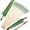 2 green + 1 black, variant on Cussparte 12X 32" Traditional Wooden Arrows 5" Feather Longbow Recurve Bow Archery Hunting