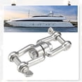 thumbnail image 5 of Swivel Ring Shackle Suspension Connectors - 304 Stainless Steel Jaws - 2 Pcs, 5 of 5
