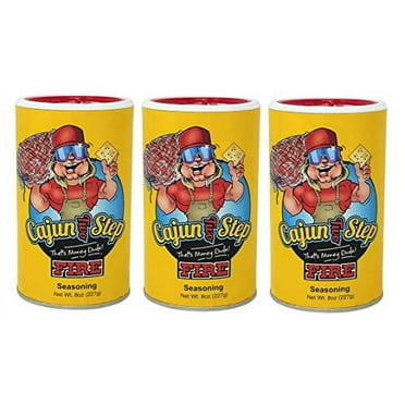 Cajun Two Step - StaleKracker - Fire Seasoning 8 oz - Pack of 3