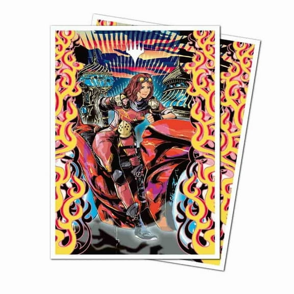 Ultra Pro: Magic The Gathering: Aetherdrift: 105ct Apex Deck Protector Sleeves Variant Art Planeswalker: Chandra Spark Hunter