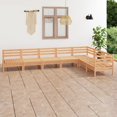 thumbnail image 1 of vidaXL 7 Piece Garden Lounge Set Solid Wood Pine, 1 of 3
