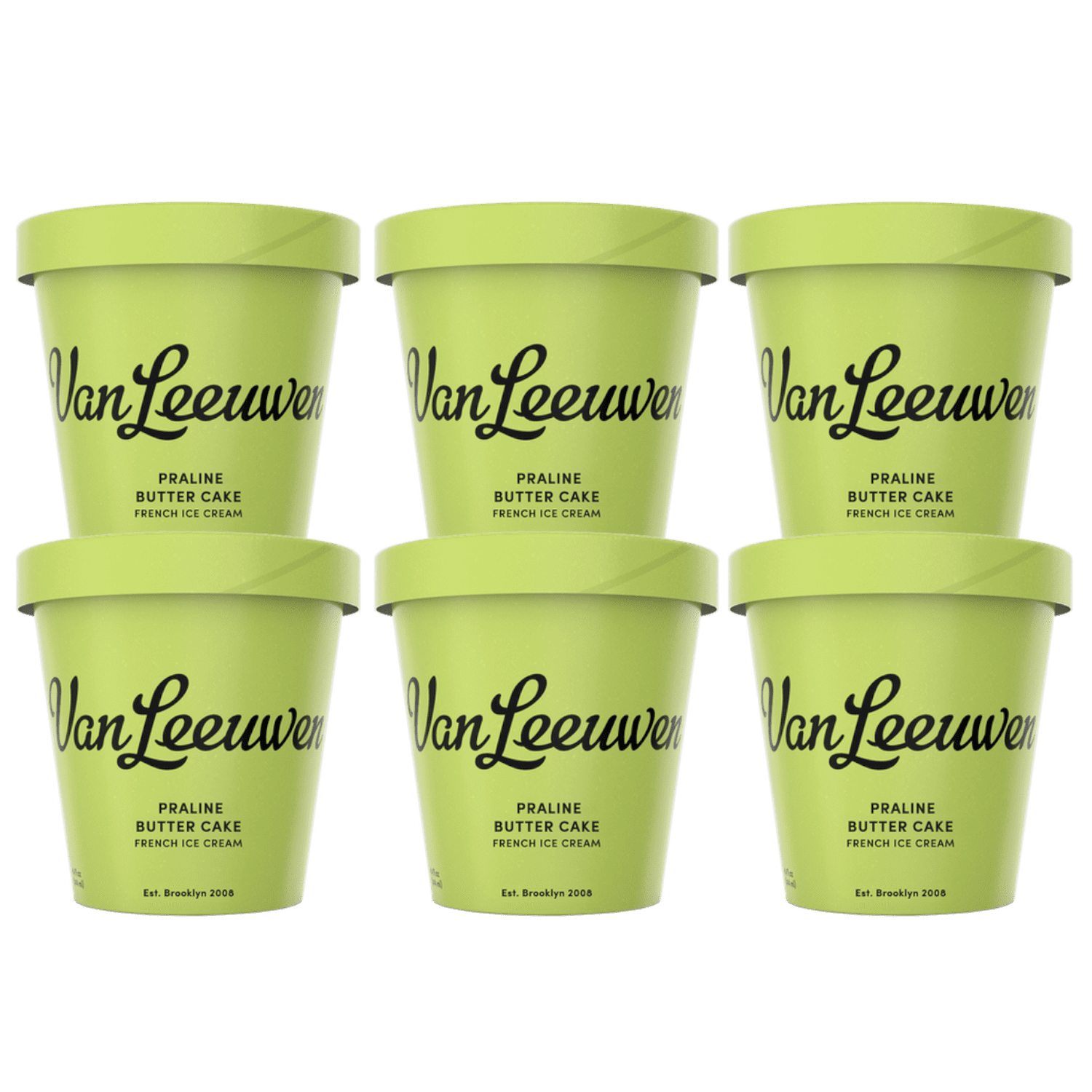 Van Leeuwen Praline Butter Cake Ice Cream Pint (6 Count)