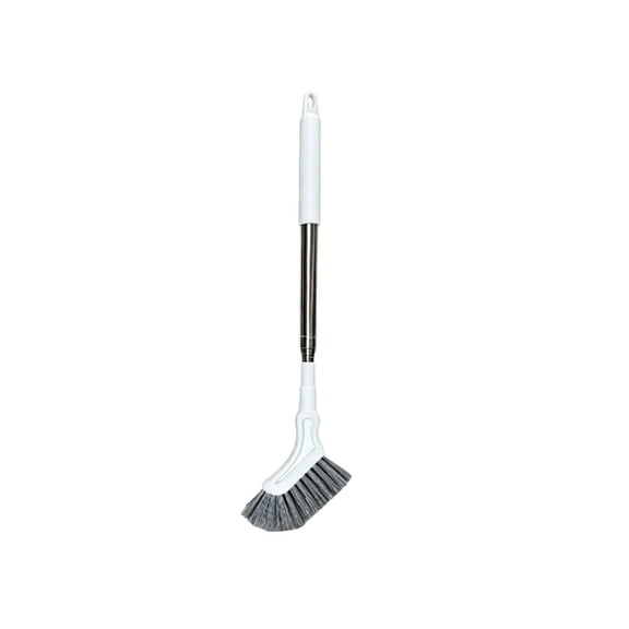 Multifunctional Extendable Long Handle Floor Scrub Brush, Hard Bristle Scrubber for Bathroom Tile, Bathtub, Grout, Patio, Garage and Wall Cleaning