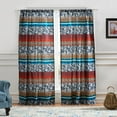 thumbnail image 3 of Barefoot Bungalow Vista Quirky Window Panel With Tie Back - 42X84", Multicolor, 3 of 5