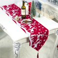 thumbnail image 2 of kurtrusly Christmas Theme Table Runner Home Restaurant Festival Tablecloth Holiday Dining Table Ornament, 2 of 8