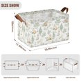 thumbnail image 7 of Yayeee Foldable Storage Basket for Shelves Waterproof Cloth Bins with Handles, Watercolor Forest Pattern, 7 of 7