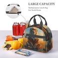 thumbnail image 5 of Uemuo Prairie Meditating Lion Printed Lunch Bag Lunch Box Reusable Insulated Lunch Tote Bag, Leakproof Thermal Cooler Sack Food Handbags Case High Capacity, 5 of 5