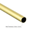 thumbnail image 3 of Uxcell Brass Tubing Seamless Straight Pipes Tube 8mm x 0.3mm x 300mm, 3 of 5