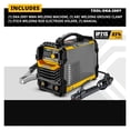 thumbnail image 2 of AMP DC INVERTER ARC WELDER ,IGBT MMA WELDING MACHINE ,FOR HOME BEGINNER LIGHTWEIGHT EFFICIENT , Mild Steel, 2 of 6