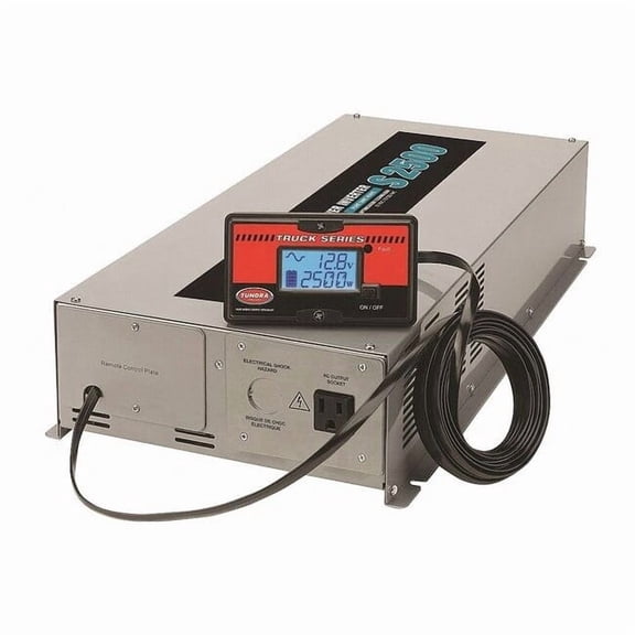 Power Inverter, Pure Sine Wave, 5,000 W Peak, 2,500 W Continuous, 2 Outlets