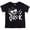 Black Shirt, variant on Pre-K Shark First Day of School Gift Back to School Vintage Royal Shirt 3T