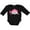 AB-Black, variant on Inktastic Cute Pink Shark Boys or Girls Long Sleeve Baby Bodysuit
