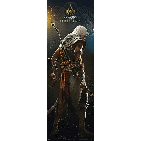 Assassin's Creed: Origins - Gaming Door Poster / Print (Assassins Creed - Bayek) (Size: 21" x 62")