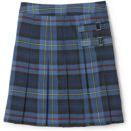 French Toast Girls Plaid Two-Tab Scooter Skirt