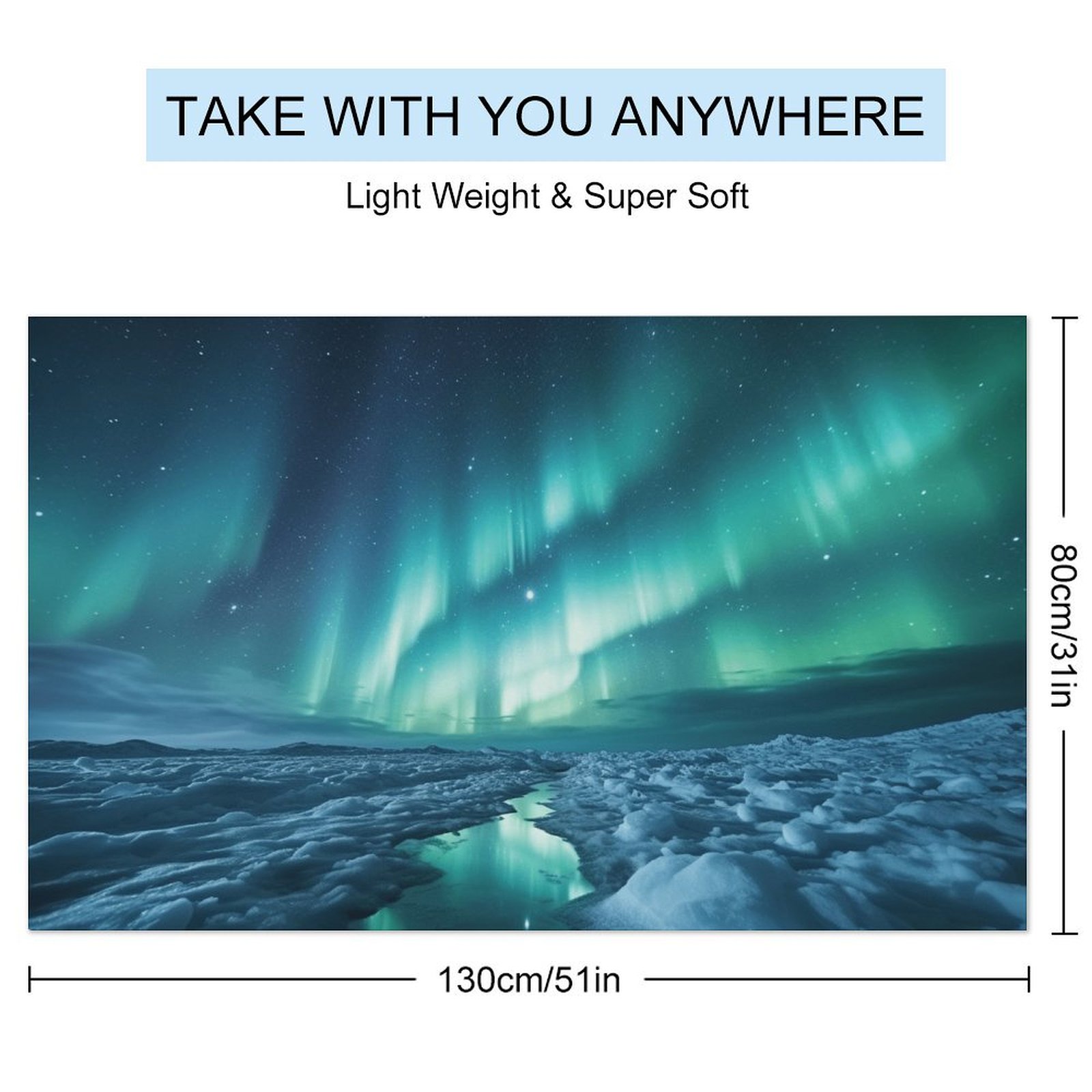 Aurora Starry Sky Beach Towel – with A Unique Design, Extra Large,XL (32”x 63”) for Kids & Adults