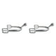 thumbnail image 1 of 2 piezas de espuelas para caballos, equipo ecuestre, espuelas portátiles para hombres, accesorios de caballero para entrenamiento de caballos de, 1 of 8