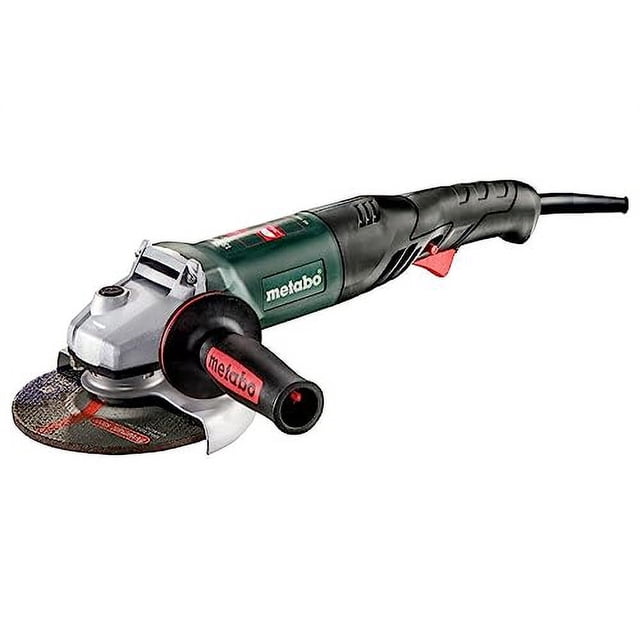 Metabo - 6" Angle Grinder - 9, 000 RPM - 13.2 Amp W/Electronics, Lock-On, Rat Tail (601242420 1500-150 RT), Performance Grinders