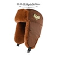 thumbnail image 2 of Jiibva Unisex Winter Trapper Hat, Thickened Winter Ushanka Hat, Mens Pilot Bomber Hat With Ear Flaps for Outdoor Skiing Skating, 2 of 7