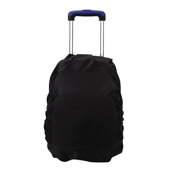 Unisexbackpack Luggage Rain Cover Outdoor Mountaineer Bag Waterproof Cover(2pcs,black+pink)