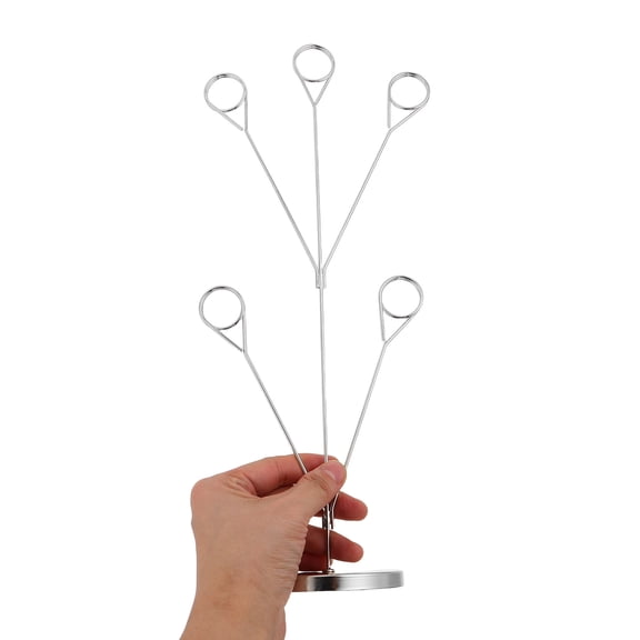 ETEREAUTY Metal Desktop Photo Tree Holder with 5 Clips for Cards and Memo Display