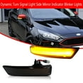 thumbnail image 4 of GTINTHEBOX 2x Sequential LED Side Mirror Blinker Signal Light For Ford Focus MK2 Fusion MK4, 4 of 12
