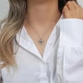 thumbnail image 2 of Iefil Gifts for Girlfriend - Anniversary Birthday Gifts for Women Wife Her | Aquamarine Blue Alexandrite Purple Necklace, March June Birthstone,, 2 of 8