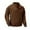 01 Khaki, variant on zfwon Corduroy Jumper for Men Long Sleeve Stand-Up Collar Sweatshirts Button V Neck Henley Pullover Colour Block Sports Tops Thermal Work Jumpers Casual Daily Wear