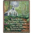 thumbnail image 2 of Manual Woodworkers & Weavers Tapestry Throw, Amazing Grace, 50 x 60, 2 of 2