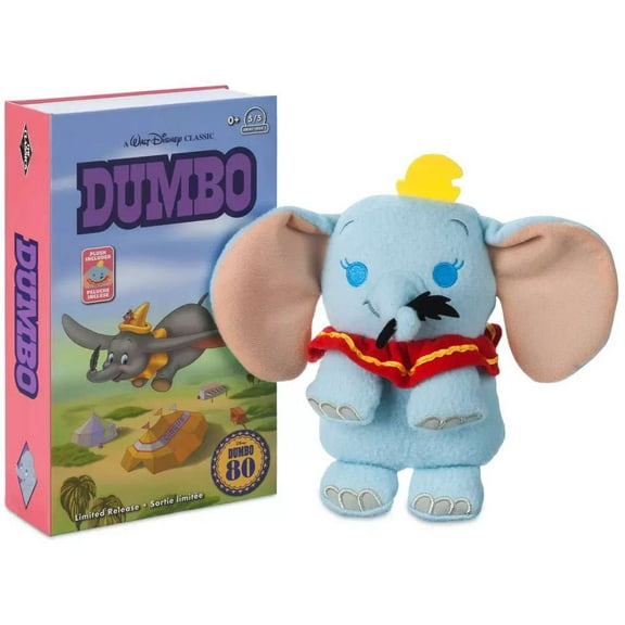 Disney Parks Dumbo VHS Plush Small 6 3/4'' New