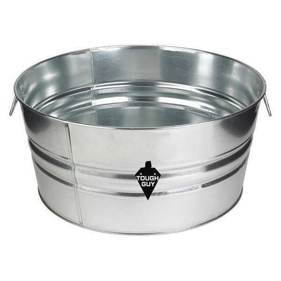 Manufacturer Varies Utility Tub,17 gal.,Silver 3ANT3