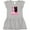AC-Heather Grey, variant on Inktastic Austin Texas Cowgirl Girls Toddler Dress