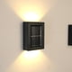 thumbnail image 5 of Lámpara Solar de pared para exteriores luces LED impermeables para decoración Ehuebsd de jardín luz Solar para escalera Valla luz Solar 2LED, 5 of 8