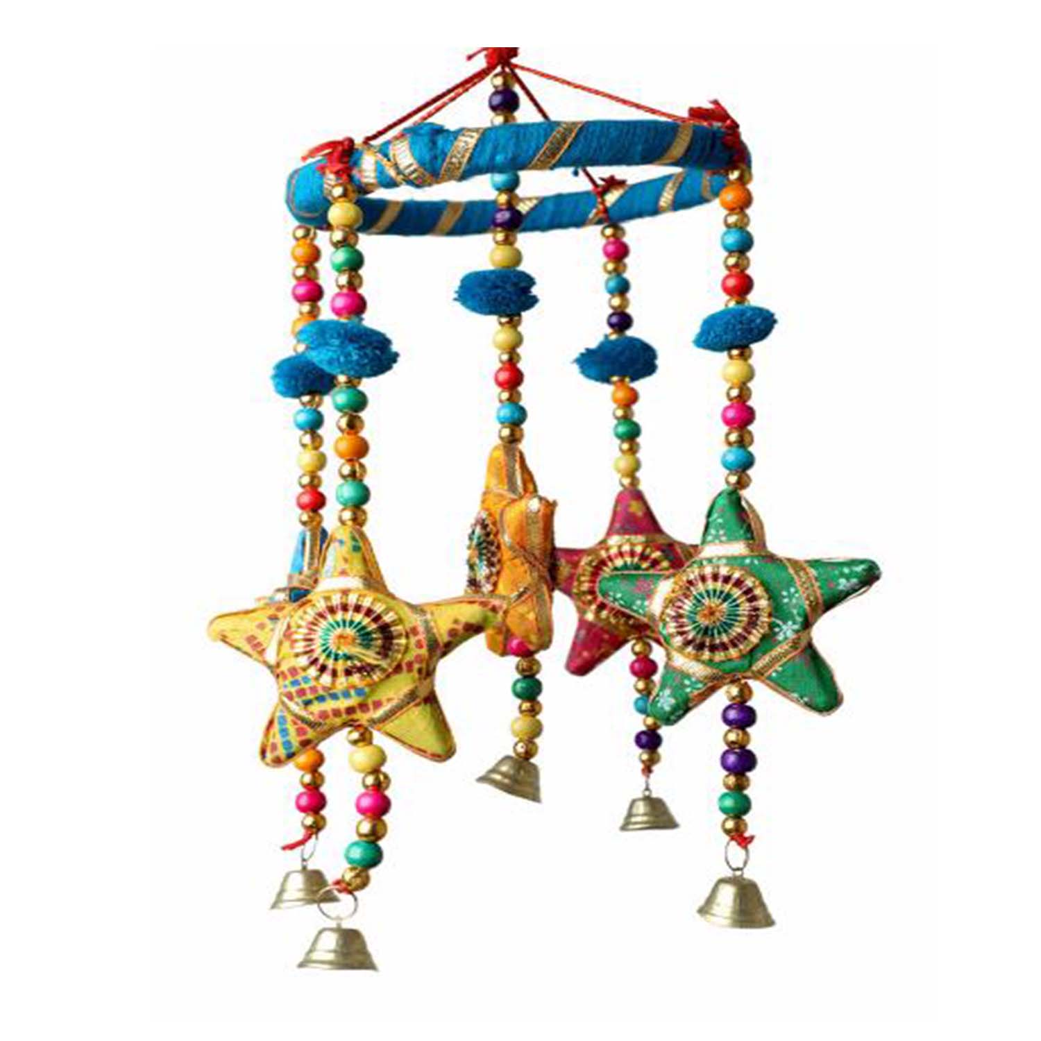 Traditional Round Centre Star Bell Wall Hanging Wall Roof Ceiling