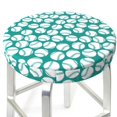 thumbnail image 3 of Vsdgher Green Baseball Print Stool Covers Round,Stretch Round Stool Covers Washable Stool Cushion Slipcover Elastic Chair Covers for 12-14 Inch Chair, 3 of 7