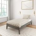 thumbnail image 5 of Plank+Beam Solid Wood Twin Size Platform Bed Frame, Driftwood, 5 of 8