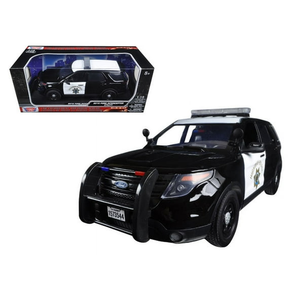 2015 Ford PI Utility Interceptor CHP California Highway Patrol 1/18 Diecast Model Car by Motormax