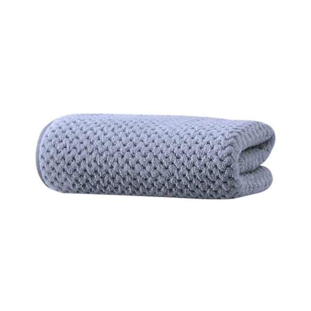 Toalla facial de terciopelo, suave y absorbente, toalla de mano a cuadros de pino, toalla de baño gruesa para rostro y cuerpo, paño de secado rápido para uso doméstico, baño y spa.
