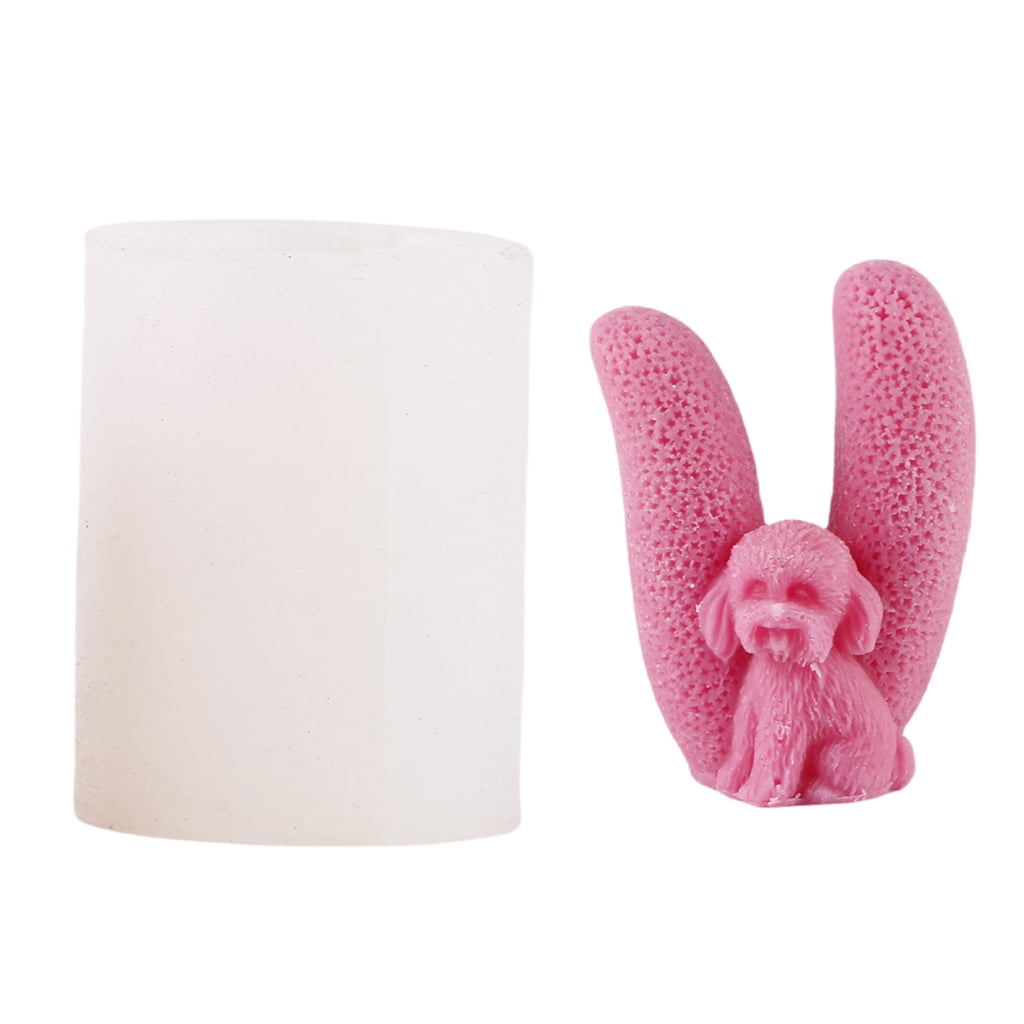 Silicone Moulds Love Sculpture Dogs Candle Molds Figurines Desktop Ornament Molds Epoxy Resin Molds Plasters Molds