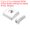 Silver, variant on Guitar Locking Nut Clamp and Screws Metal Guitar String Block Nut Fittings Black for Tremolo Bridge 6 Pack