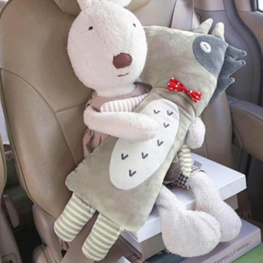 YIDEDE Cartoon Animal Seatbelt Pillow For Kids Car Pillow Seat Belt Covers  Cushion Gift Decor 18.89*9inch 