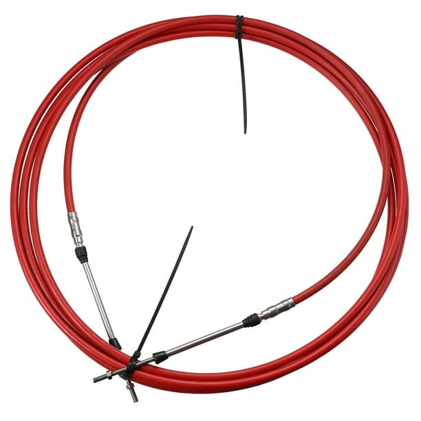 1uds 20 Pies 236 Pulgadas Acelerador Cambio Remoto Control Caja Cable Rojo Unique Bargains cables de freno para deportes motorizados