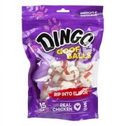 Dingo Goofballs Chicken & Rawhide Chews, Small, 15-Count