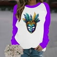 thumbnail image 4 of TaTaai Hoodies Shirts for Women Early Fall Long Sleeve Tops Vintage Graphic Outfits Tops Fashion Pullover Tees Gift, 4 of 6