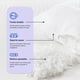 thumbnail image 5 of Almohada Ajustable Suave Luuna, 2 Pack, Relleno 100% Memory Foam Triturado Ajustable, Funda Lavable, blanco Estándar, 5 of 9