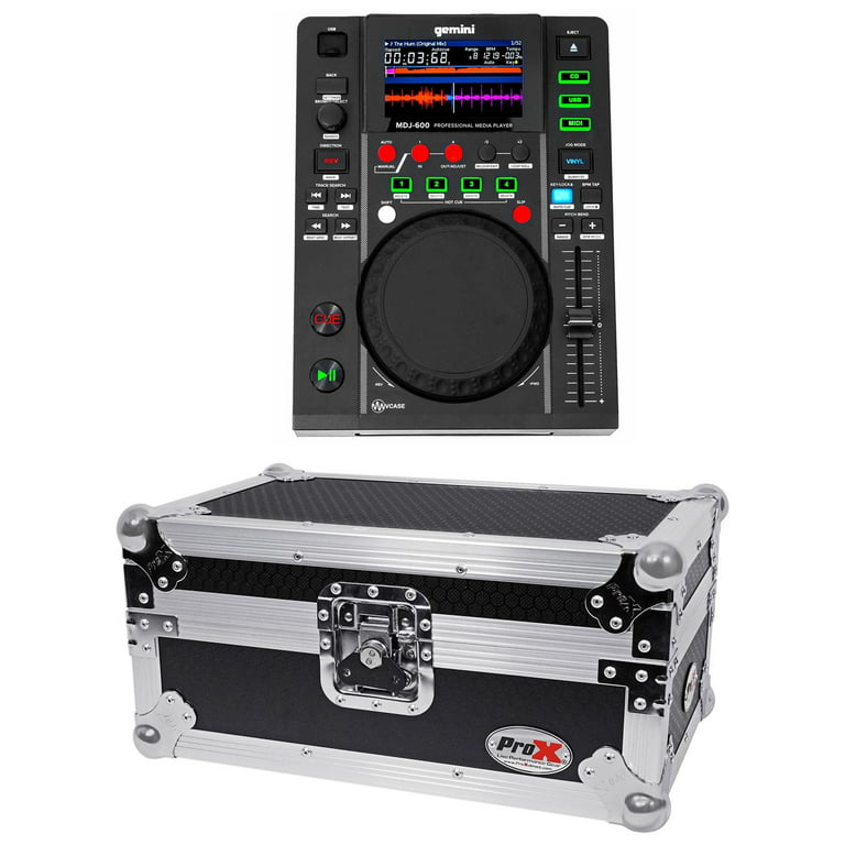 Gemini MDJ-600 Tabletop USB/CD Media Player DJ MIDI Controller+