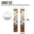 thumbnail image 7 of SEANATIVE Thanksgiving Pumpkin Porch Banner Fall Maple Leaf Front Porch Sign Hanging Flag Banner for Outside Yard Garden Home Decoration Party Supplies 2 Piece, 7 of 7
