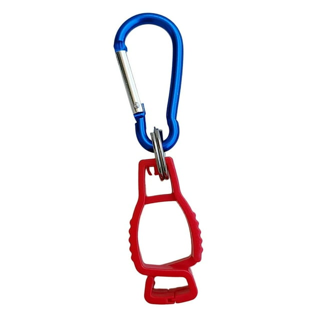 Contra La Pérdida de Plástico Pequeño Guante Tenedor de Clip Guardia Guardia Accesorio Accesorio Fuerte Y Ligero / / rojo