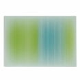 thumbnail image 1 of Modern Cutting Board, Digital Striped Texture Vertical Never Ending Lines Technical Long Narrow Bands Bars, Decorative Tempered Glass Cutting and Serving Board, Small Size, Blue Green, by Ambesonne, 1 of 1