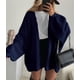 thumbnail image 2 of Suéter PRETTYGARDEN 2025 Mujer Oversized Azul Marino XL, 2 of 8