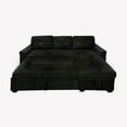thumbnail image 3 of Cosmic Homes Trenton Sectional Sofa Bed with Storage Chaise & USB Ports Black, Pull-Out Couch for Living Room, 3 of 10